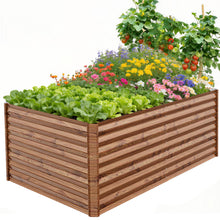 Load image into Gallery viewer, GVDV Raised Garden Bed 6x3x2ft Outdoor, Metal Raised Bed Kit for Backyard, Deep Root Planter Box for Gardening Vegetables, Fruits, Flowers, Rust-Proof, Easy Assembly