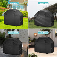 Load image into Gallery viewer, GVDV Grill Cover, 58 inch BBQ Gas Grill Cover for Outdoor Grill, Adjustable Barbecue Cover Waterproof, Rip-Proof, Anti-UV, Fade Resistant