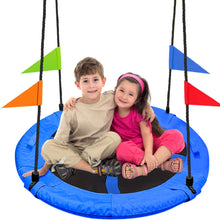 Load image into Gallery viewer, GVDV 40" Saucer Swing 750Lb Capacity, Waterproof Oxford Tree Swing for Kids, Outdoor Swing Use in Backyard or Playground (Blue)