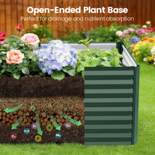 Load image into Gallery viewer, GVDV Raised Garden Bed 6x3x2ft Outdoor, Metal Raised Bed Kit for Backyard, Deep Root Planter Box for Gardening Vegetables, Fruits, Flowers, Rust-Proof, Easy Assembly