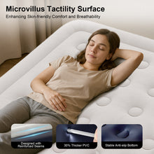 Load image into Gallery viewer, GVDV 13" Queen Air Mattress with Built-in Pump, Raised Inflatable Bed for Home & Guests, Quiet Surface Blow-up Mattress, Portable Air Bed, Colchón Inflable, Supports up to 660 lbs