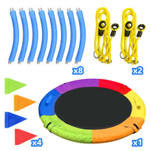 Load image into Gallery viewer, GVDV 40" Saucer Swing 750Lb Capacity, Waterproof Oxford Tree Swing for Kids Gift, Indoor and Outdoor Use in Backyard or Playground