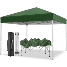 Load image into Gallery viewer, GVDV 10 ft x 10 ft Easy Pop up Outdoor Canopy Tent, Straight Legs Instant Canopy for Outside with Carrying Bag