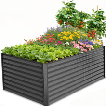 Load image into Gallery viewer, GVDV Raised Garden Bed 6x3x2ft Outdoor, Metal Raised Bed Kit for Backyard, Deep Root Planter Box for Gardening Vegetables, Fruits, Flowers, Rust-Proof, Easy Assembly
