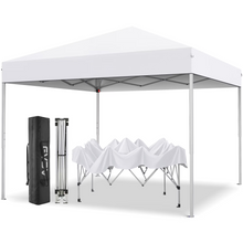Load image into Gallery viewer, GVDV 10 ft x 10 ft Easy Pop up Outdoor Canopy Tent, Straight Legs Instant Canopy for Outside with Carrying Bag
