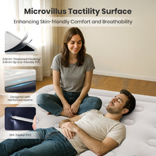 Load image into Gallery viewer, GVDV 16" Queen Air Mattress with Built-in Pump, Raised Inflatable Bed for Home &amp; Guests, Quiet Surface Blow-up Mattress, Portable Air Bed, Colchón Inflable, Supports up to 660 lbs
