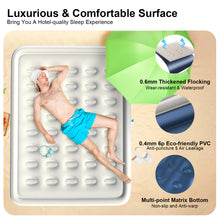 Load image into Gallery viewer, VDV 18" Queen Air Mattress with Built-in Pump, Raised Inflatable Air Bed for Guests &amp; Home, Comfortable Blow-up Mattress, Upgraded 4-Chamber Design, Supports up to 660 lbs
