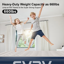 Load image into Gallery viewer, GVDV 13" Queen Air Mattress with Built-in Pump, Raised Inflatable Bed for Home &amp; Guests, Quiet Surface Blow-up Mattress, Portable Air Bed, Colchón Inflable, Supports up to 660 lbs
