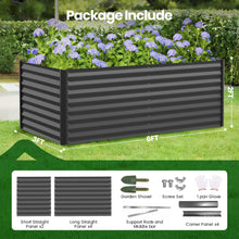 Load image into Gallery viewer, GVDV Raised Garden Bed 6x3x2ft Outdoor, Metal Raised Bed Kit for Backyard, Deep Root Planter Box for Gardening Vegetables, Fruits, Flowers, Rust-Proof, Easy Assembly
