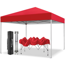 Load image into Gallery viewer, GVDV 10 ft x 10 ft Easy Pop up Outdoor Canopy Tent, Straight Legs Instant Canopy for Outside with Carrying Bag

