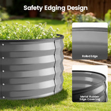 Load image into Gallery viewer, GVDV Raised Garden Bed Outdoor, 8x2x1ft Backyard Large Metal Raised Bed with Garden Trelli &amp; Plant Markers, Planter Raised Garden Bed for Vegetables, Flower, Herbs - Dark Gray
