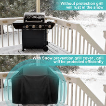 Load image into Gallery viewer, GVDV Grill Cover, 58 inch BBQ Gas Grill Cover for Outdoor Grill, Adjustable Barbecue Cover Waterproof, Rip-Proof, Anti-UV, Fade Resistant
