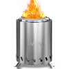 7.5" Tabletop Fire Pit - Smokeless & Portable Mini Fire Bowl, Dual Fuel, 304 Stainless Steel with Carry Bag for Outdoor