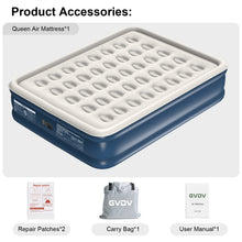 Load image into Gallery viewer, VDV 18" Queen Air Mattress with Built-in Pump, Raised Inflatable Air Bed for Guests &amp; Home, Comfortable Blow-up Mattress, Upgraded 4-Chamber Design, Supports up to 660 lbs
