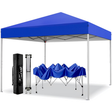 Load image into Gallery viewer, GVDV 10 ft x 10 ft Easy Pop up Outdoor Canopy Tent, Straight Legs Instant Canopy for Outside with Carrying Bag
