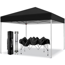 Load image into Gallery viewer, GVDV 10 ft x 10 ft Easy Pop up Outdoor Canopy Tent, Straight Legs Instant Canopy for Outside with Carrying Bag
