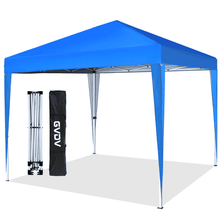 Load image into Gallery viewer, GVDV Canopy Tent, 10' x 10' Instant Slant Leg Pop-up Commercial Canopy, Outdoor Shading Shelter, Blue
